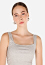 thumb-Slim Fit   Kadın Gri Atlet