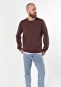 thumb-Regular Fit   Erkek Mor Sweatshirt