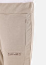 thumb-Slim Fit Orta Bel  Erkek Bej Eşofman Altı