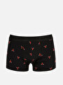 thumb-Modern Fit  Erkek Siyah Boxer