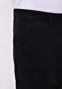 thumb-Regular Fit Orta Bel Düz Paça Erkek Siyah  Pantolon