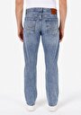 thumb-Slim Straight Fit Orta Bel Düz Paça Erkek Denim Jean Pantolon