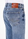 thumb-Slim Straight Fit Orta Bel Düz Paça Erkek Denim Jean Pantolon