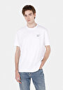 thumb-Comfort Fit Yuvarlak Yaka Düz Erkek Beyaz Kısa Kol Tişört