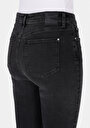 thumb-Skinny Fit Orta Bel Dar Paça Kadın Siyah Jean Pantolon
