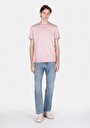thumb-Regular Fit Yuvarlak Yaka Düz Erkek Pembe Kısa Kol Tişört