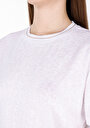 thumb-Regular Fit Yuvarlak Yaka Düz Kadın Beyaz Kısa Kol Tişört