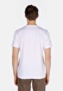 thumb-Regular Fit Yuvarlak Yaka Düz Erkek Beyaz Kısa Kol Örme Tişört