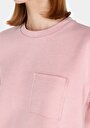 thumb-Regular Fit Yuvarlak Yaka Düz Kadın Pembe Kısa Kol Tişört