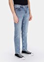 thumb-Straight Fit Düşük Bel Düz Paça Erkek Denim Jean Pantolon