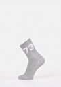 thumb-Kadın Gri Çorap