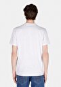thumb-Regular Fit Yuvarlak Yaka Düz Erkek Ekru Kısa Kol Pamuklu Tişört