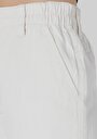 thumb-Regular Fit Yüksek Bel Geniş Paça Kadın Beyaz  Pantolon