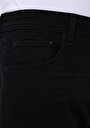 thumb-Straight Fit Düşük Bel Düz Paça Erkek Siyah Jean Pantolon