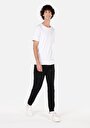 thumb-Slim Fit Orta Bel  Erkek Siyah Eşofman Altı