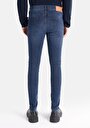 thumb-Skinny Fit Düşük Bel Dar Paça Erkek Koyu İndigo Jean Pantolon