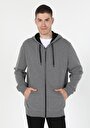 thumb-Regular Fit   Erkek Gri Sweatshirt