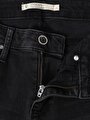 thumb-Slim Fit Orta Bel Düz Paça Kadın Siyah Jean Pantolon