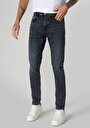 thumb-Slim Fit Düşük Bel Dar Paça Erkek Denim Jean Pantolon