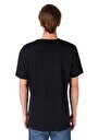 thumb-Comfort Fit Yuvarlak Yaka Düz Erkek Siyah Pamuk Kısa Kol Tişört