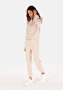 thumb-Regular Fit Orta Bel  Kadın Bej Eşofman Altı