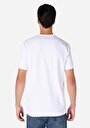 thumb-Comfort Fit Yuvarlak Yaka Düz Erkek Beyaz Kısa Kol Tişört