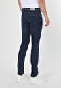 thumb-Slim Fit Düşük Bel Dar Paça Erkek Koyu İndigo Jean Pantolon