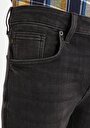 thumb-Straight Fit Düşük Bel Düz Paça Erkek Siyah Jean Pantolon