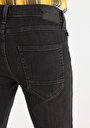 thumb-Straight Fit Düşük Bel Düz Paça Erkek Siyah Jean Pantolon