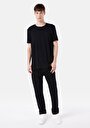 thumb-Regular Fit Yuvarlak Yaka Düz Erkek Siyah Kısa Kol Tişört