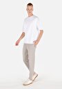 thumb-Slim Fit Orta Bel Düz Erkek Taş Eşofman Altı
