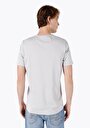 thumb-Regular Fit V Yaka Düz Erkek Taş Kısa Kol Tişört