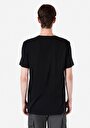 thumb-Regular Fit Yuvarlak Yaka Düz Erkek Siyah Kısa Kol Tişört