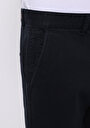 thumb-Slim Fit Orta Bel Düz Paça Erkek Lacivert Düğmeli Pantolon