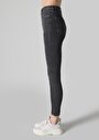 thumb-Skinny Fit Yüksek Bel Dar Paça Pamuk Kadın Denim Jean Pantolon