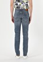 thumb-Straight Fit Düşük Bel Düz Paça Erkek İndigo Jean Pantolon