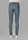 thumb-Slim Fit Düşük Bel Dar Paça Erkek İndigo Jean Pantolon