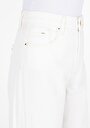 thumb-Regular Fit Kadın Pamuklu Beyaz Jean Pantolon