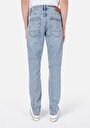 thumb-Straight Fit Erkek İndigo Denim Jean Pantolon
