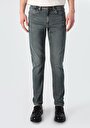 thumb-Slim Fit Düşük Bel Dar Paça Pamuk Erkek Denim Jean Pantolon