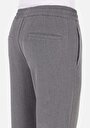 thumb-Regular Fit Orta Bel Düz Paça Bağcıklı Erkek Gri Pantolon