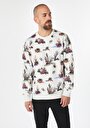 thumb-Regular Fit   Erkek Beyaz Sweatshirt