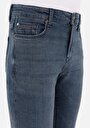thumb-Slim Fit Düşük Bel Dar Paça Erkek Koyu İndigo Jean Pantolon