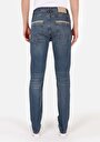 thumb-Straight Fit Düşük Bel Düz Paça Erkek İndigo Jean Pantolon