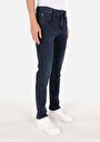 thumb-Straight Fit Düşük Bel Düz Paça Erkek İndigo Jean Pantolon