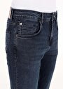 thumb-Straight Fit Düşük Bel Düz Paça Erkek İndigo Jean Pantolon