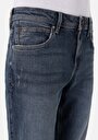 thumb-Straight Fit Düşük Bel Düz Paça Erkek İndigo Jean Pantolon