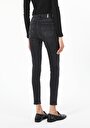 thumb-Skinny Fit Orta Bel Dar Paça Kadın Denim Jean Pantolon