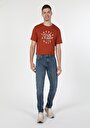 thumb-Slim Fit Düşük Bel Dar Paça Erkek Koyu İndigo Jean Pantolon