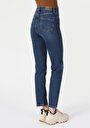 thumb-Slim Fit Orta Bel Düz Paça Kadın Denim Jean Pantolon